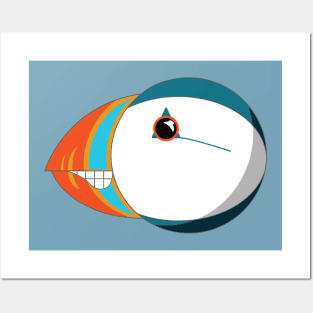 Atlantic Puffin with a Grin! Posters and Art